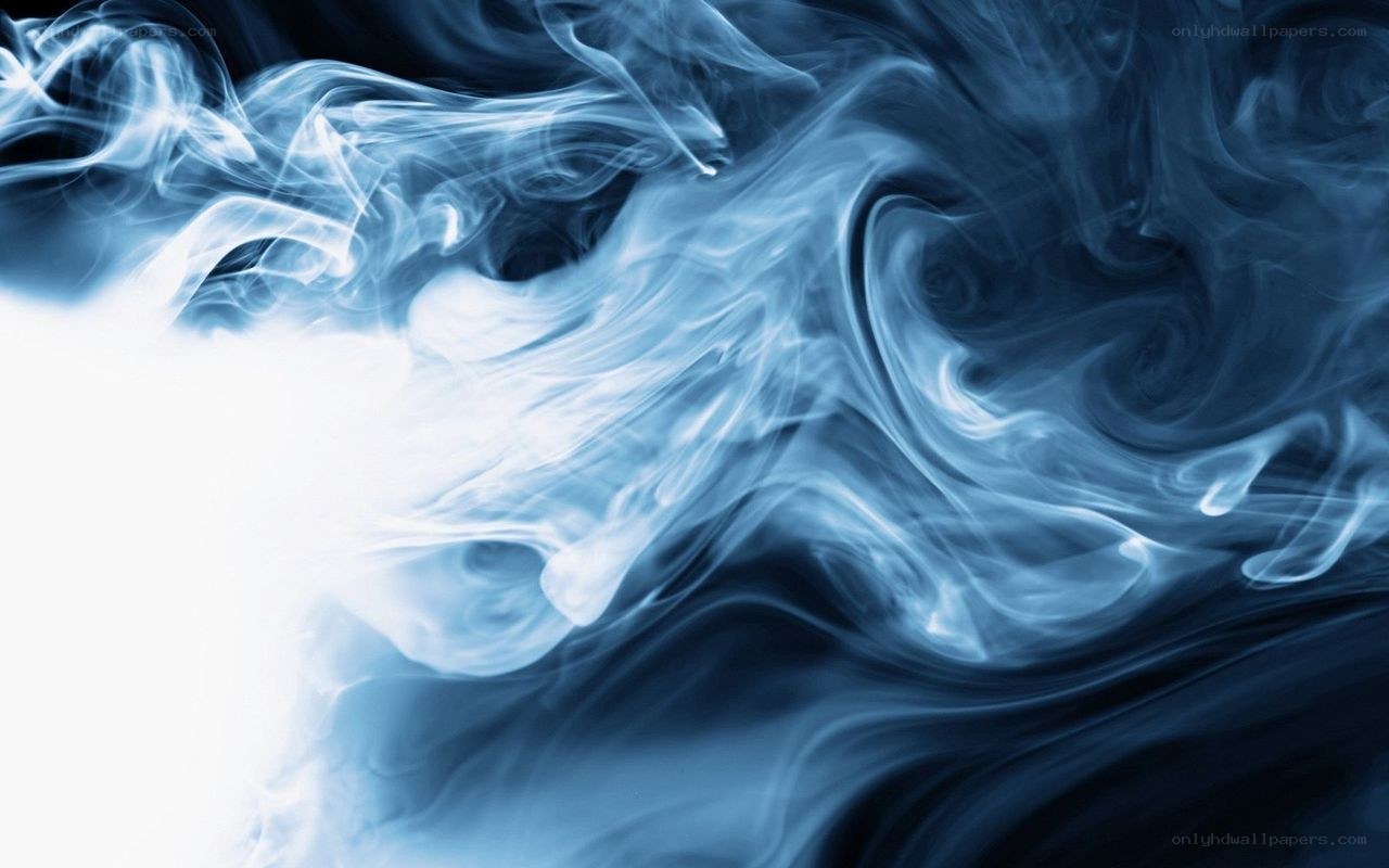 blue smoke swirls