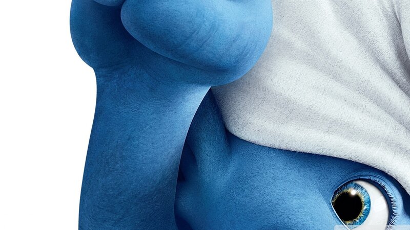 Blue Smurf Character — Curious