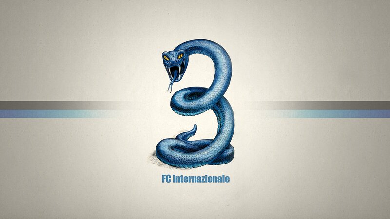 Blue snake logo for FC Internazionale