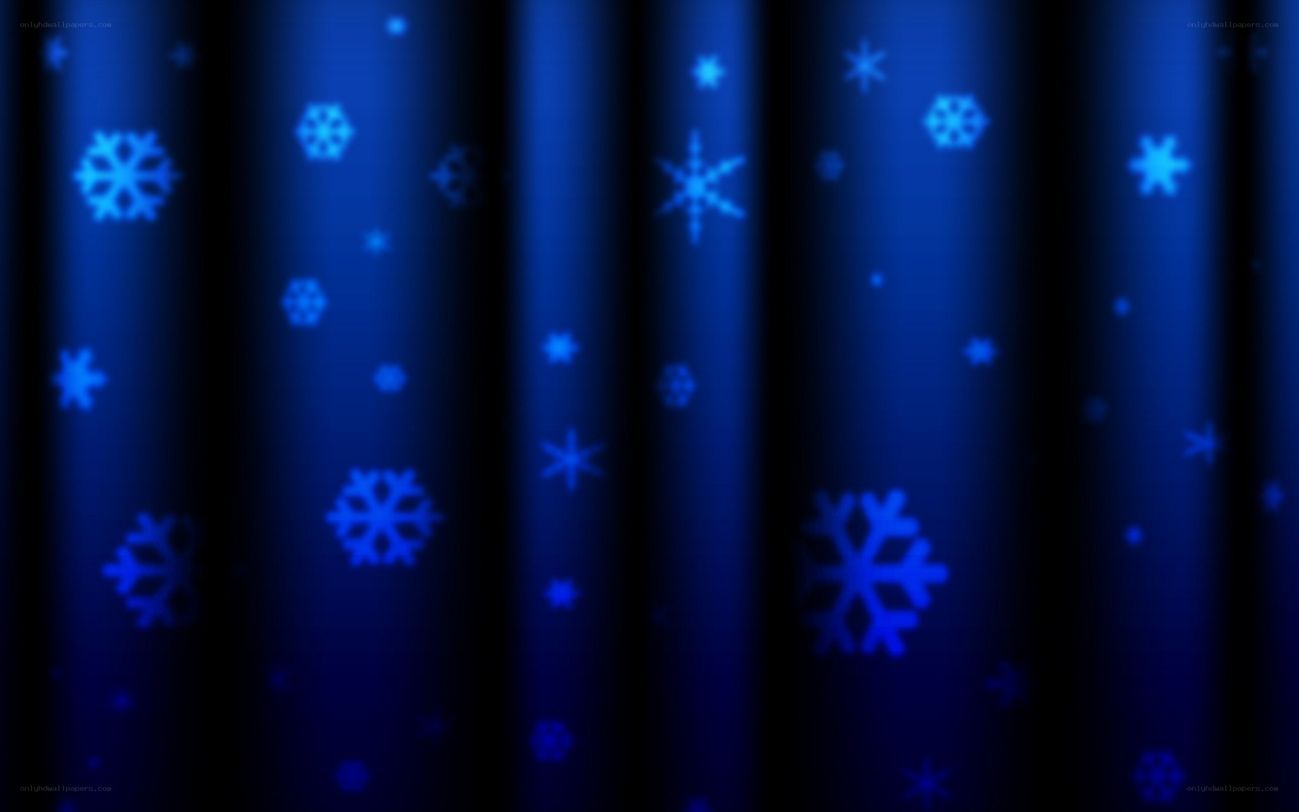blue snowflake background