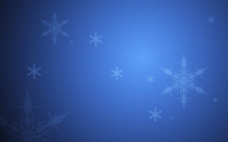 blue snowflake background