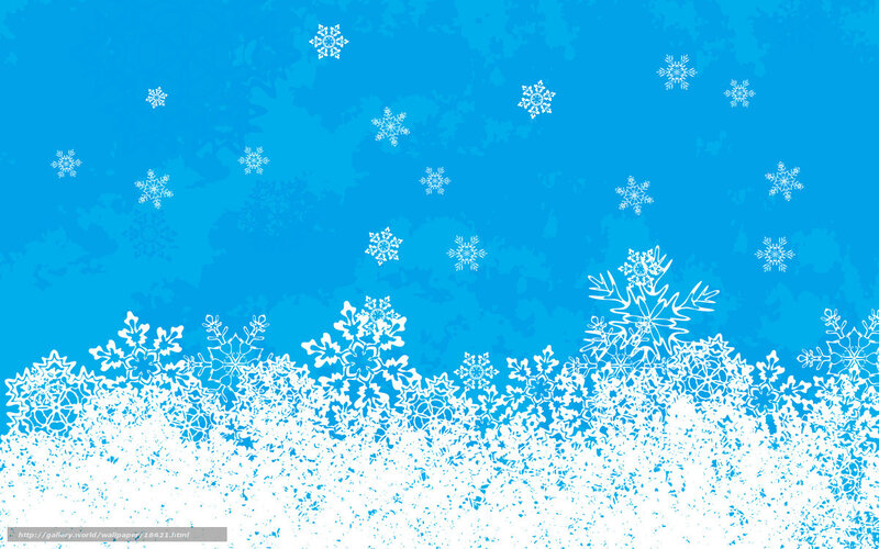 blue snowflake background