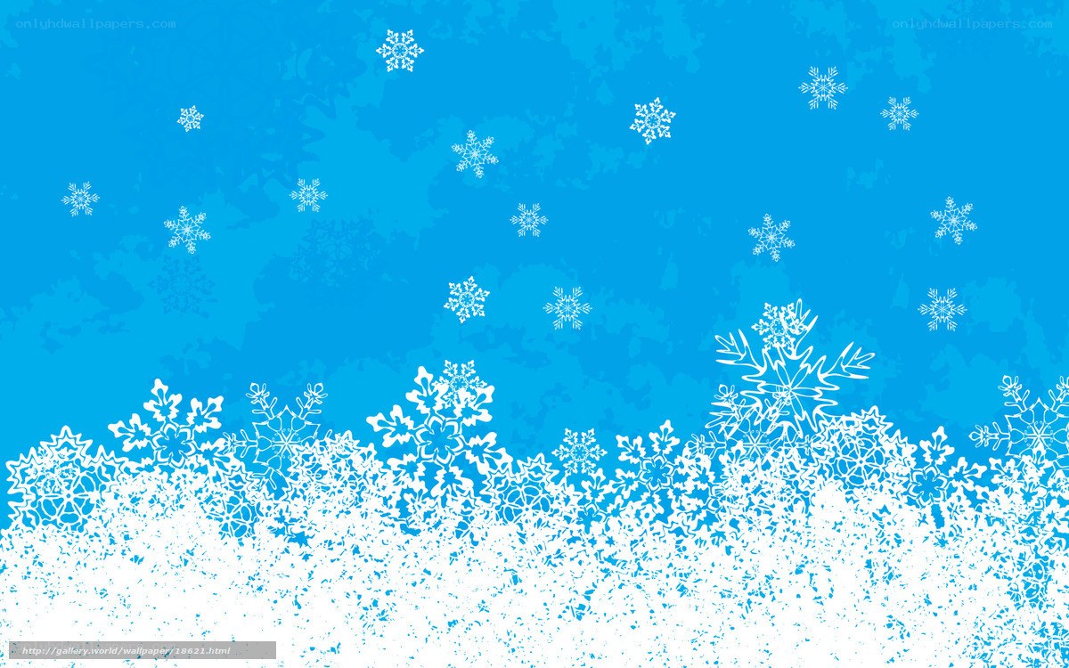 blue snowflake background