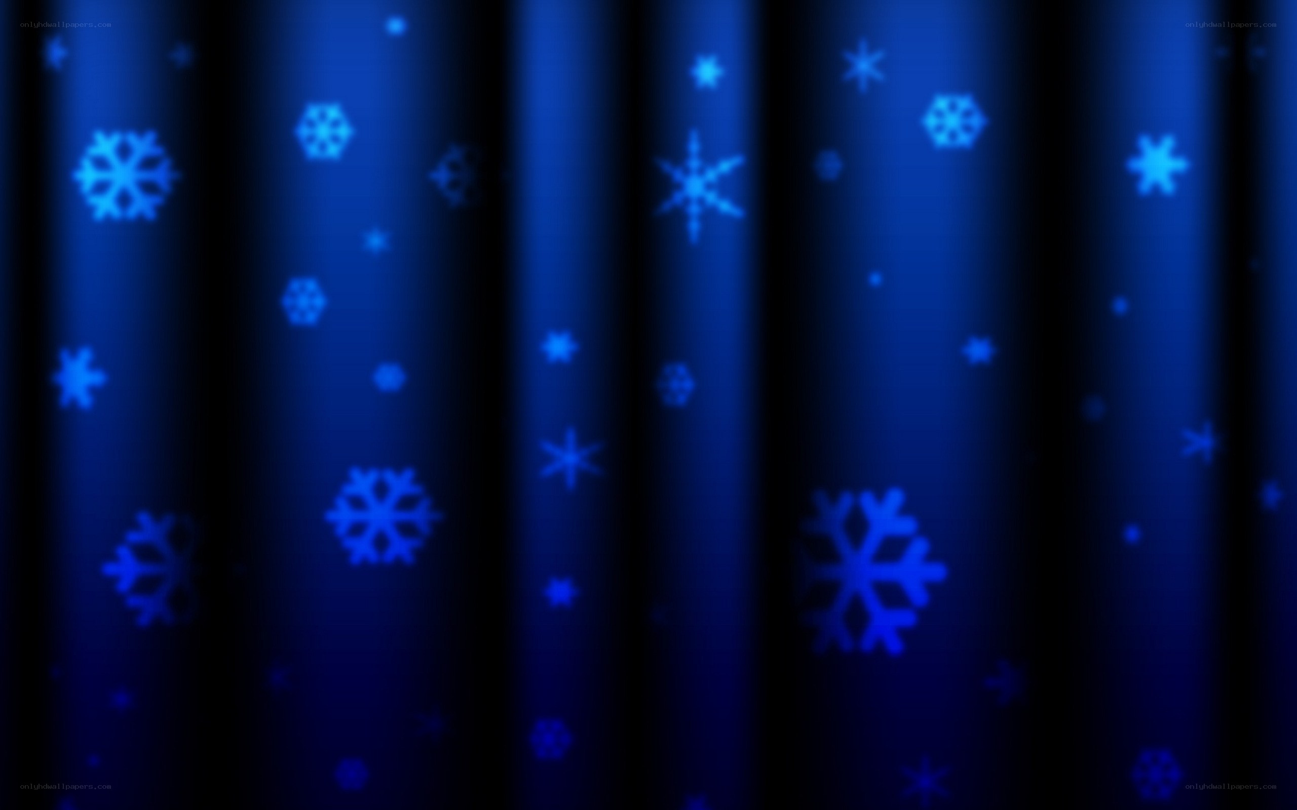 blue snowflake background
