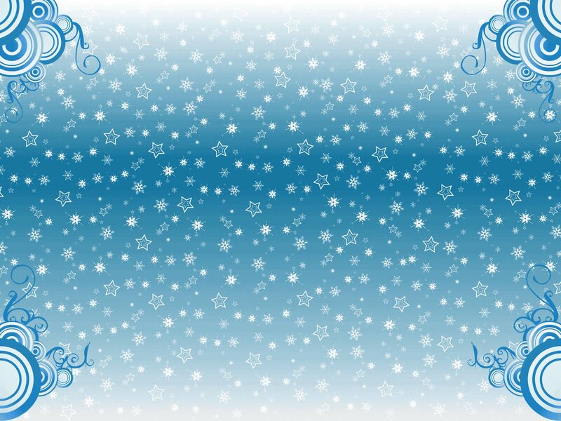 Blue Snowflake Background — Festive