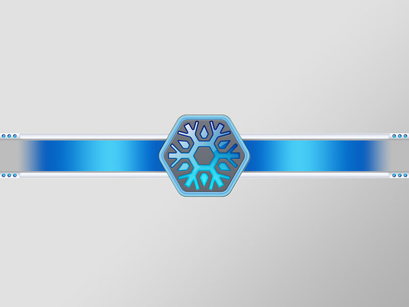 blue snowflake icon design