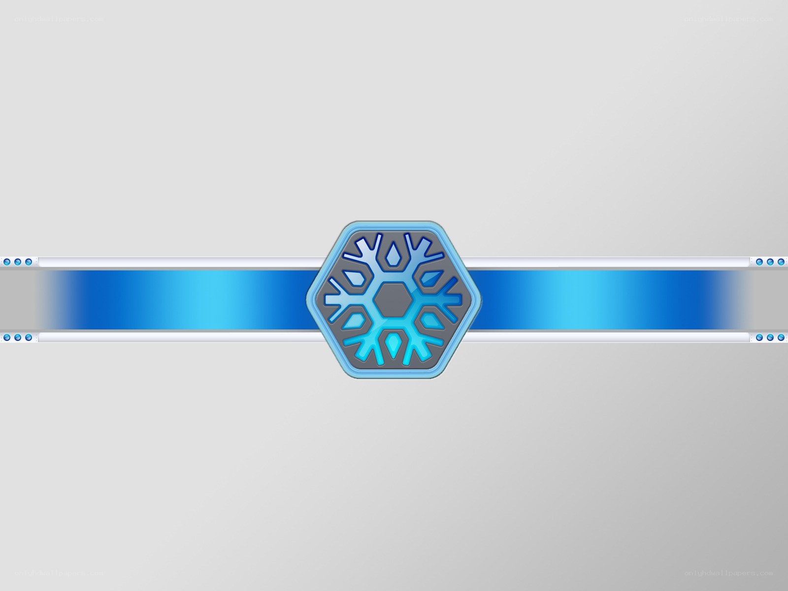 blue snowflake icon design
