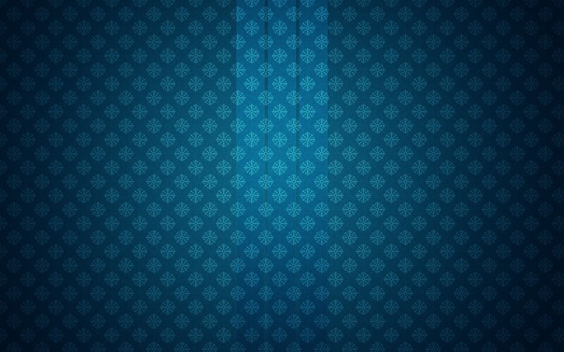 blue snowflake pattern