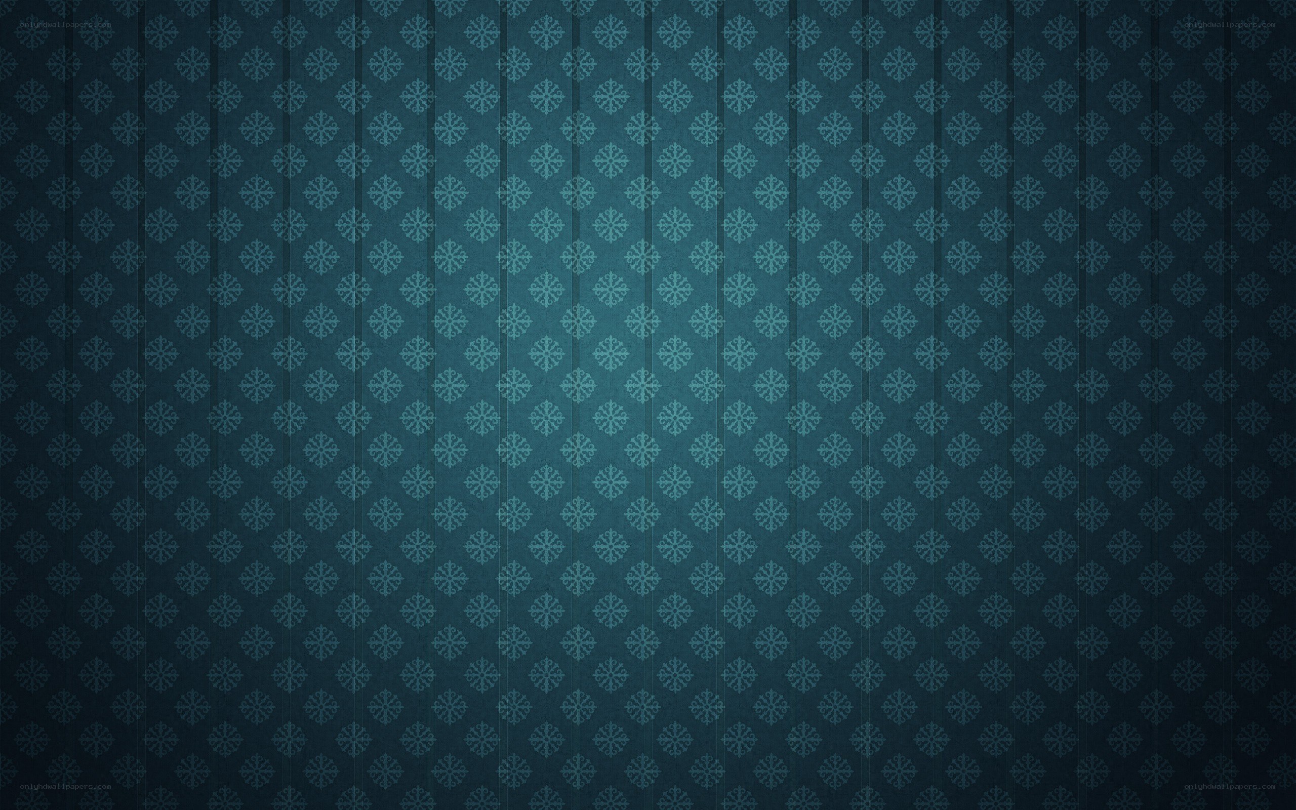 blue snowflake pattern