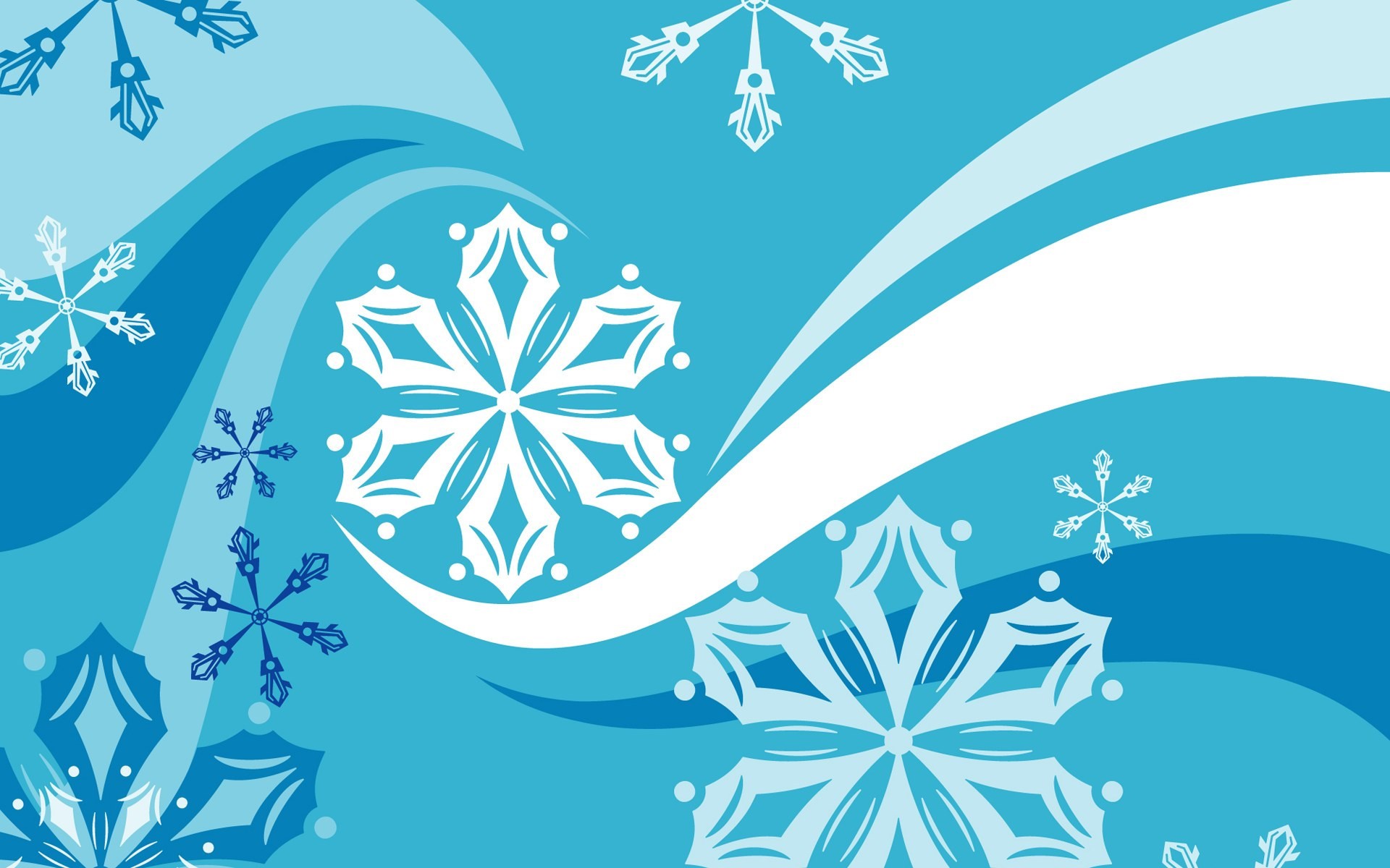blue snowflake pattern