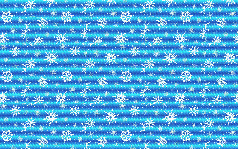 Blue Snowflake Pattern — Festive