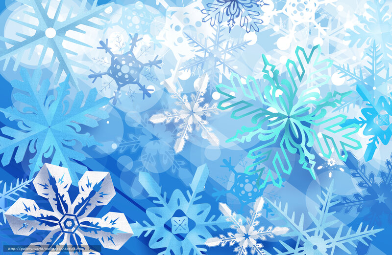 blue snowflake pattern