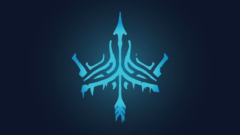 blue snowflake symbol