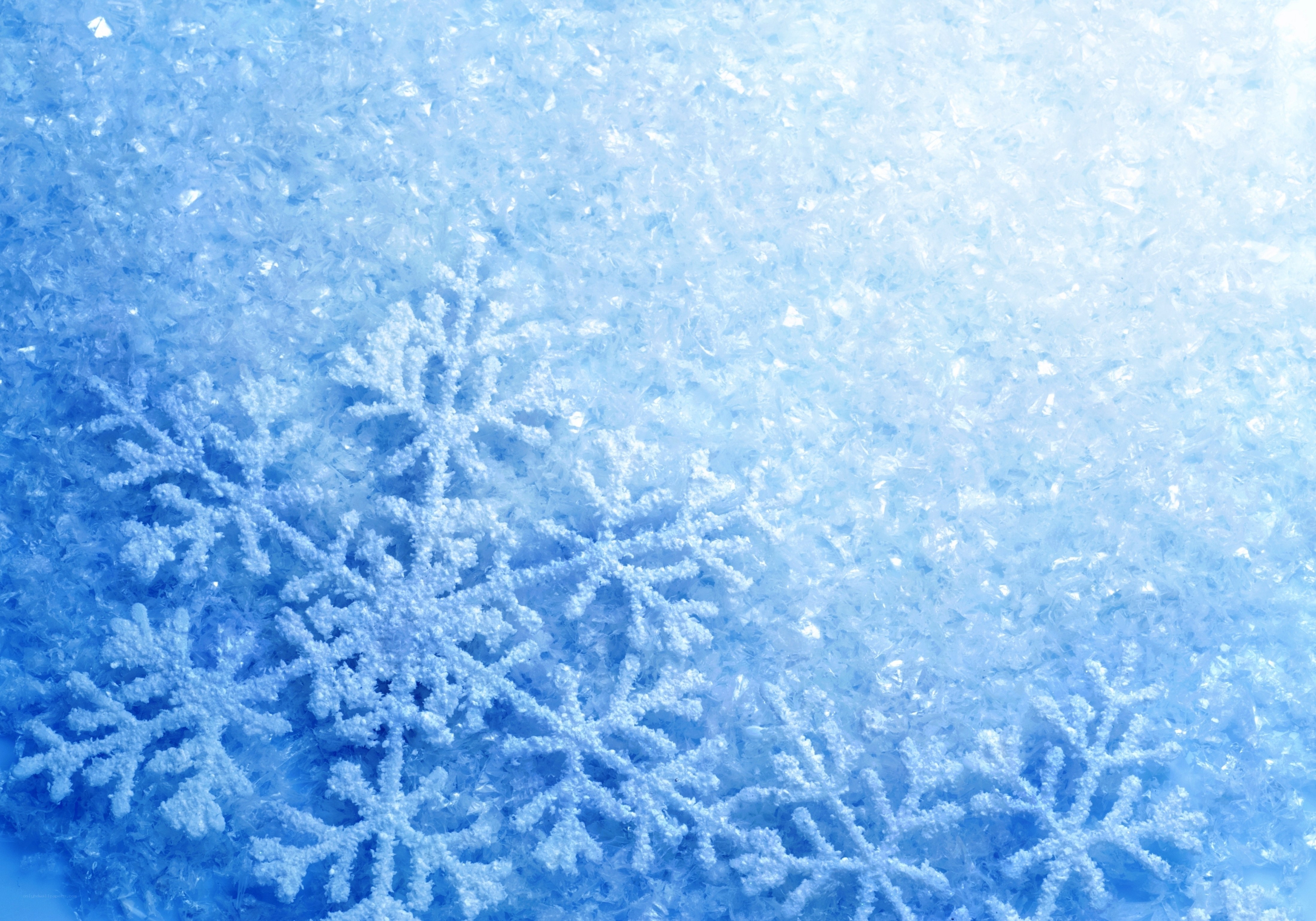 blue snowflake texture