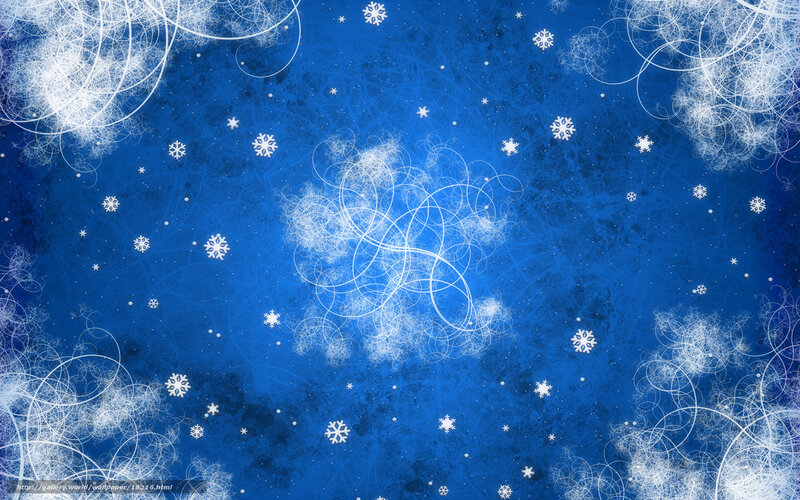 blue snowflake winter background