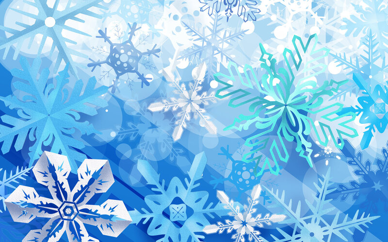 Blue Snowflakes — Calm