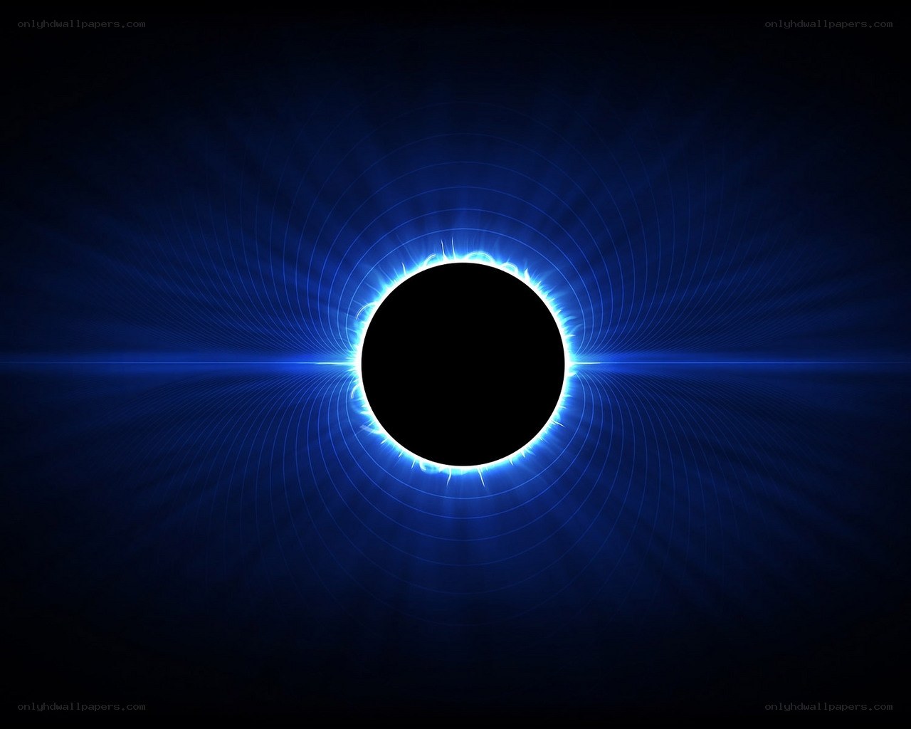 Blue solar eclipse