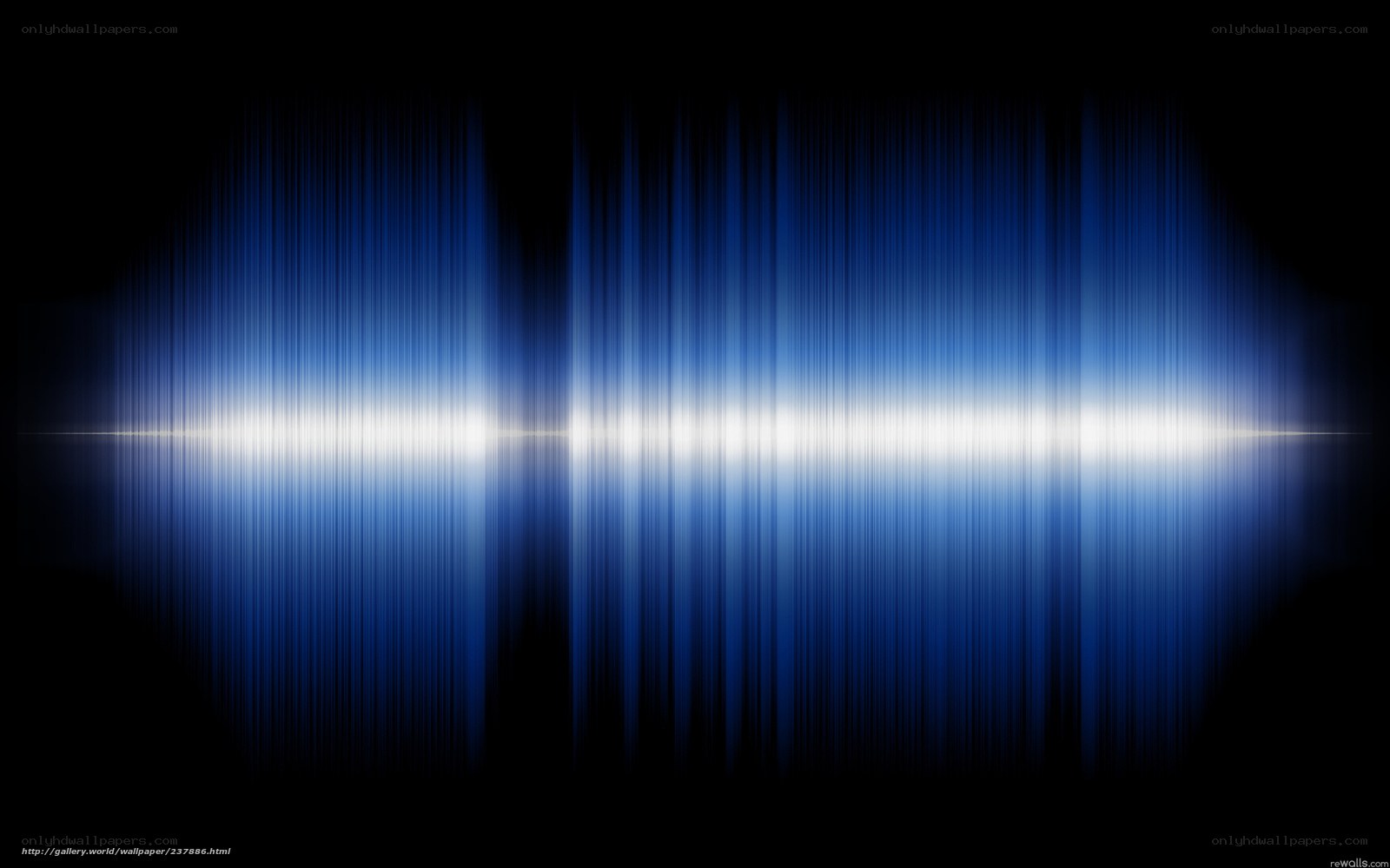 blue sound wave pattern