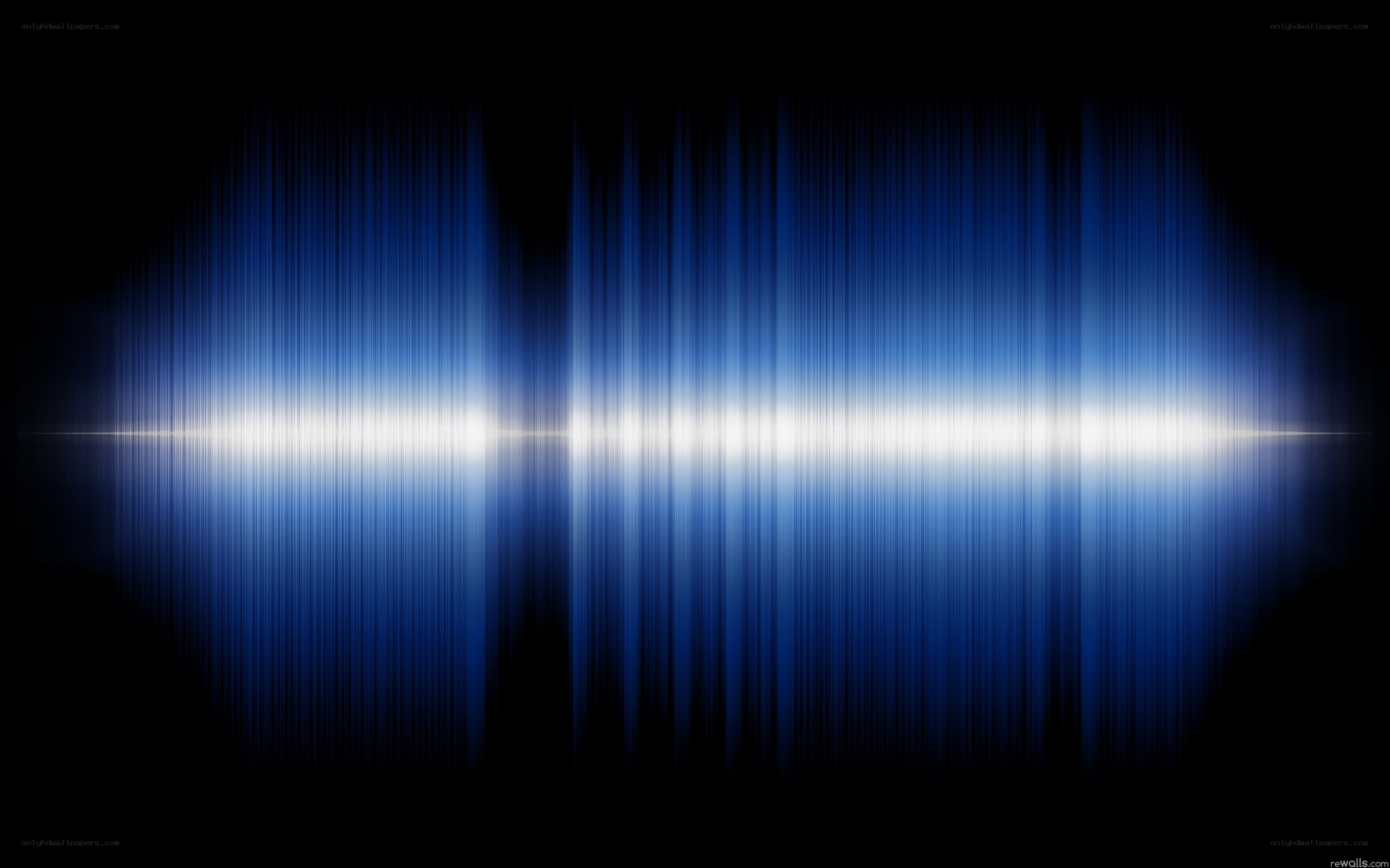 blue sound wave pattern