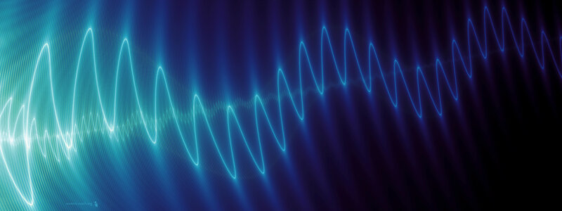 Blue Sound Waves