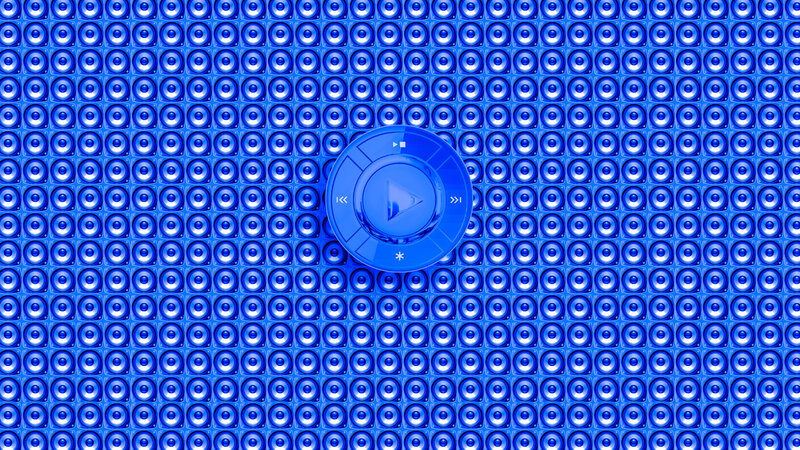 Blue Speaker Grid