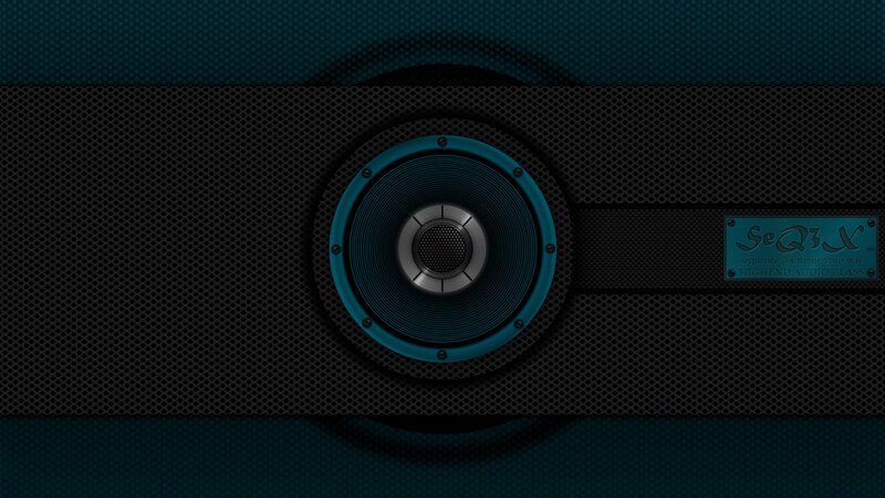 blue speaker grille design