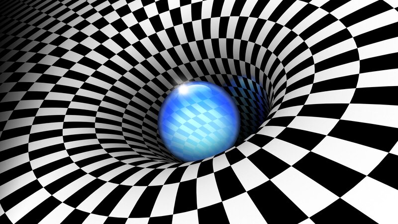 Blue Sphere in Vortex