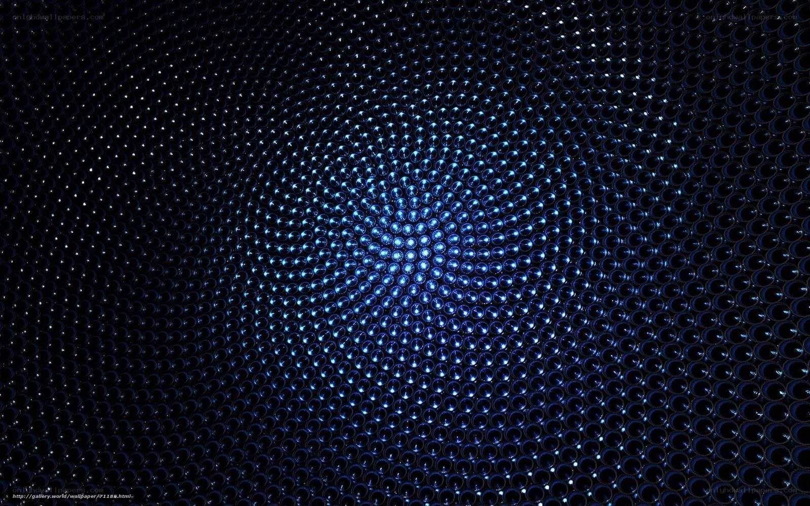 blue sphere pattern