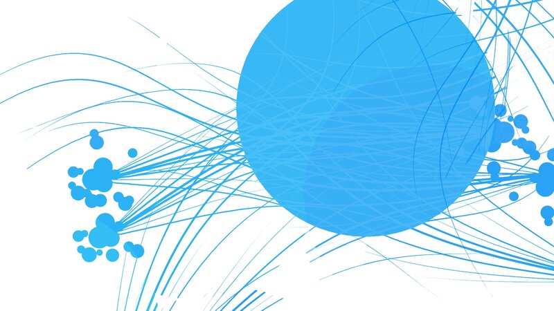 Blue Sphere with Lines