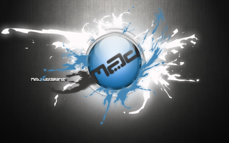Blue Sphere with Splashes