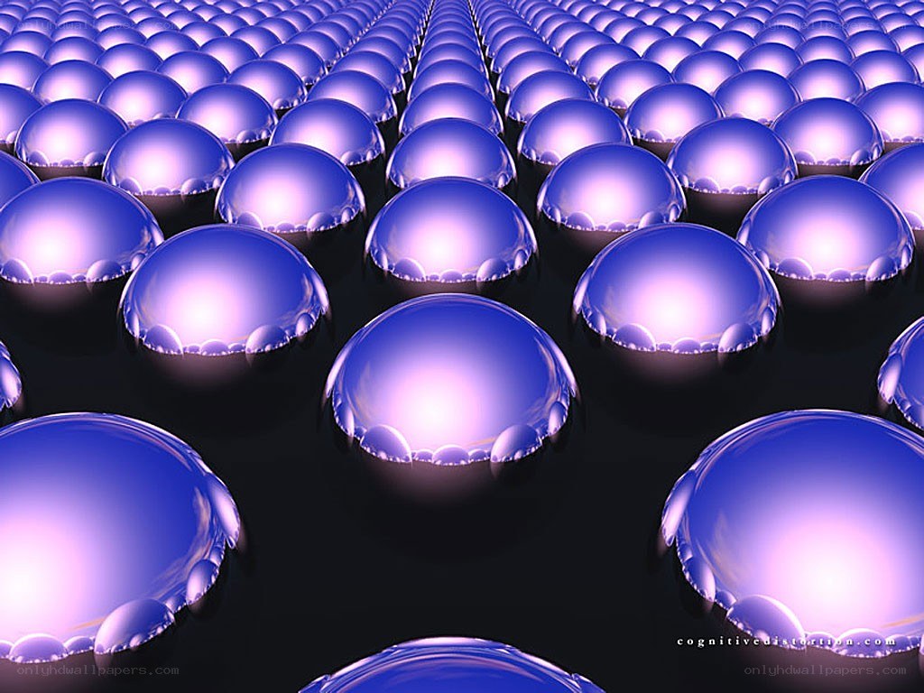 Blue spheres in grid pattern