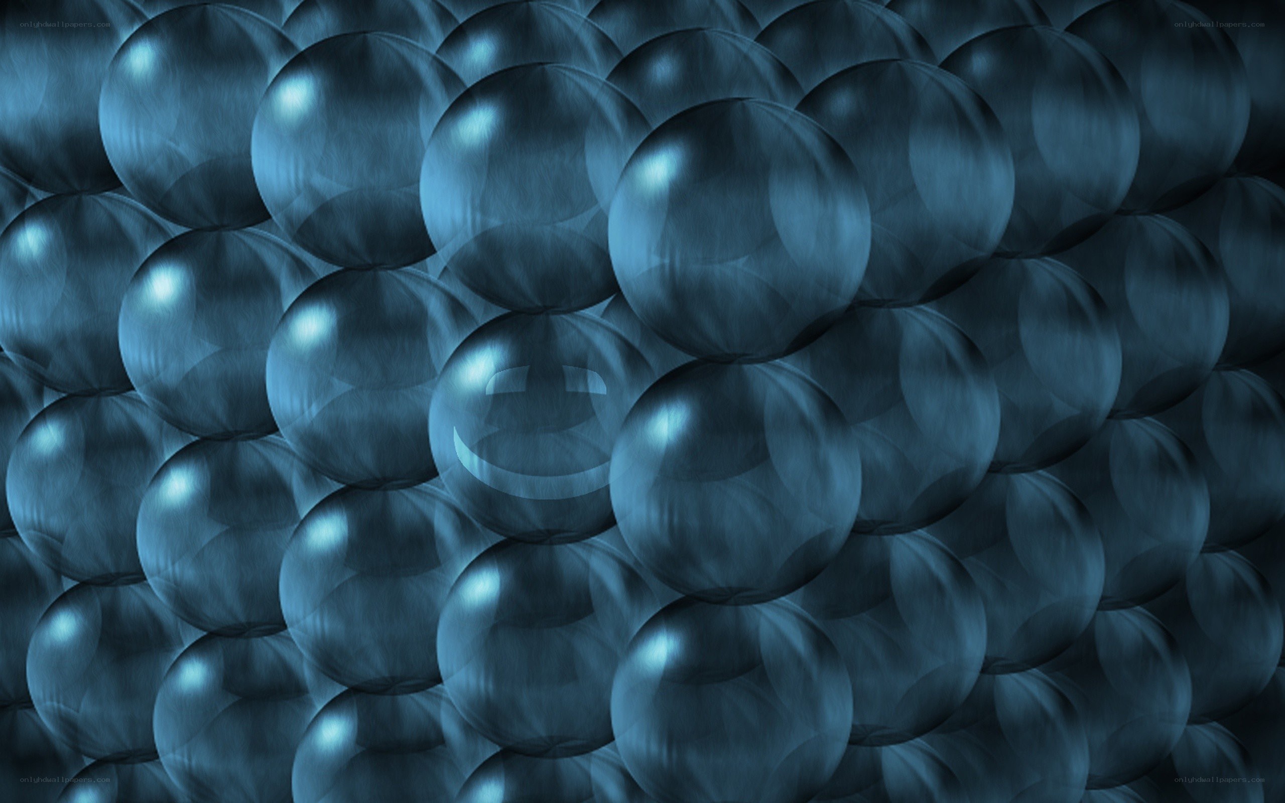 blue spheres in pattern