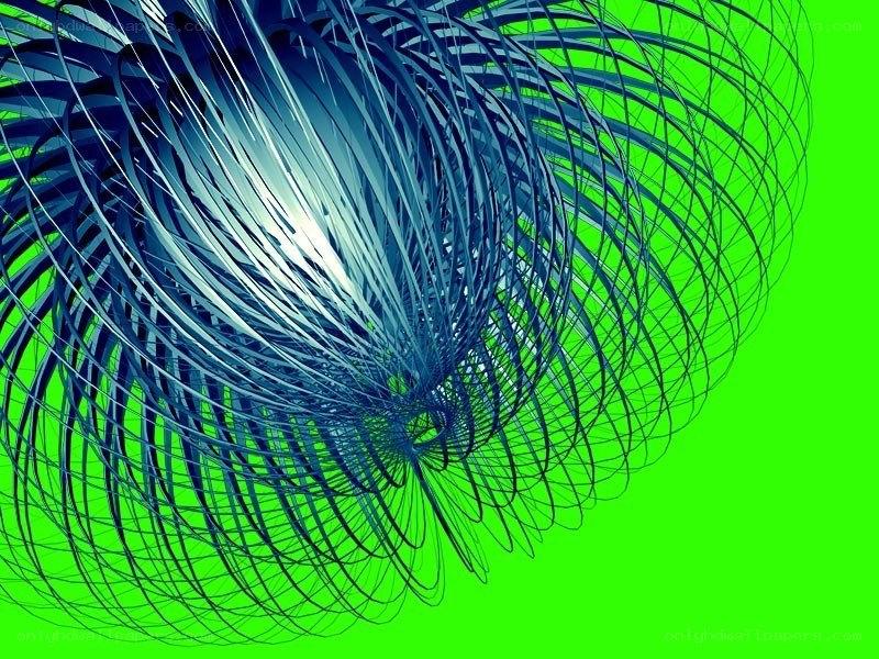 Blue spiral abstract design