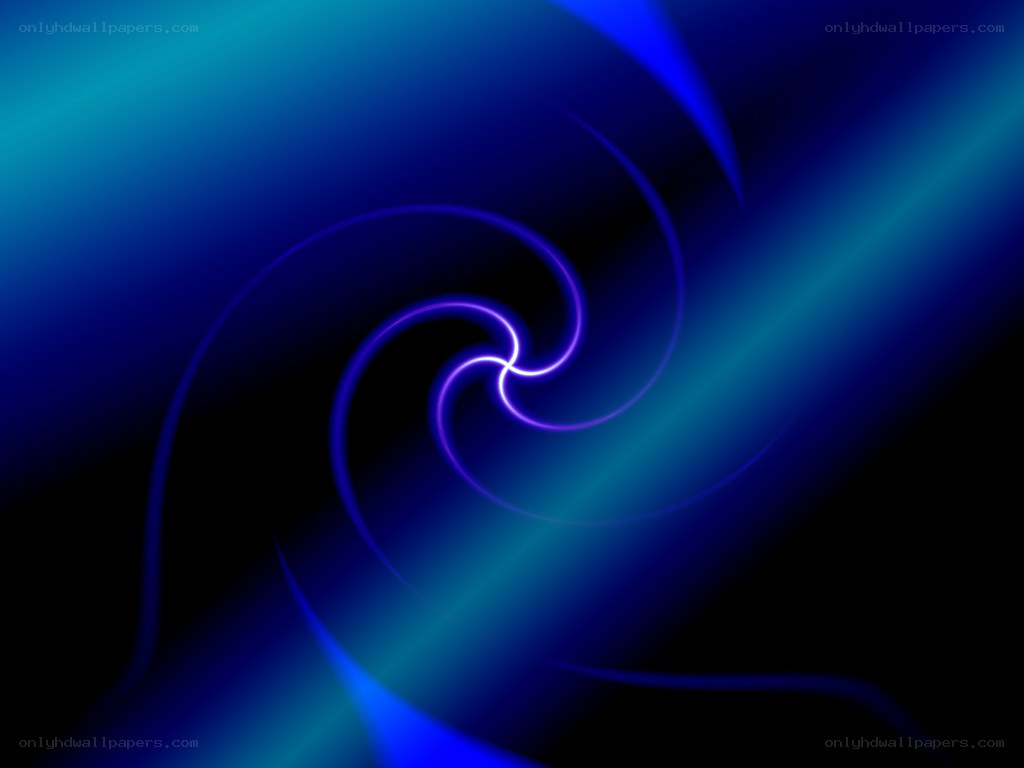 blue spiral abstract design