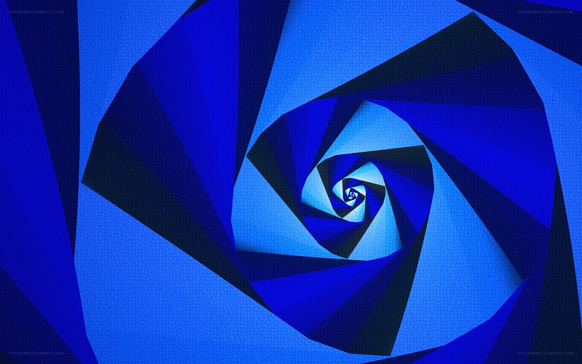 blue spiral abstract pattern