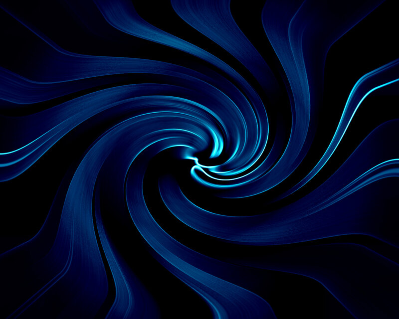 blue spiral abstract pattern