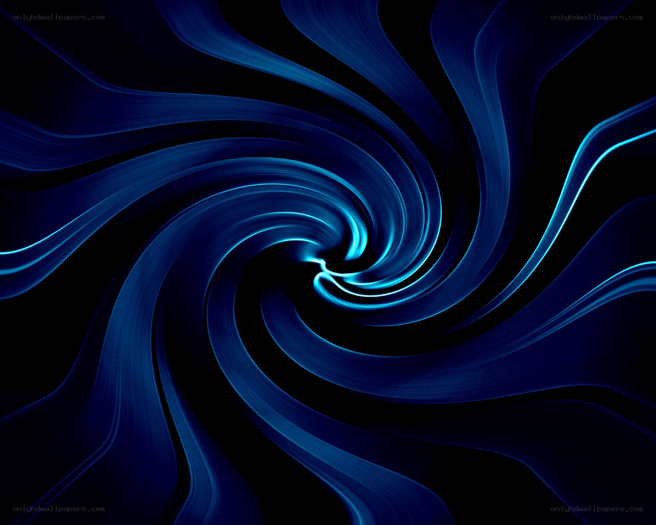 blue spiral abstract pattern