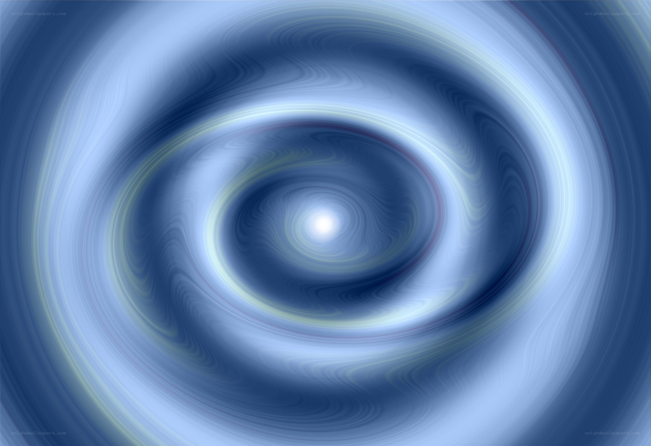 Blue spiral abstract pattern