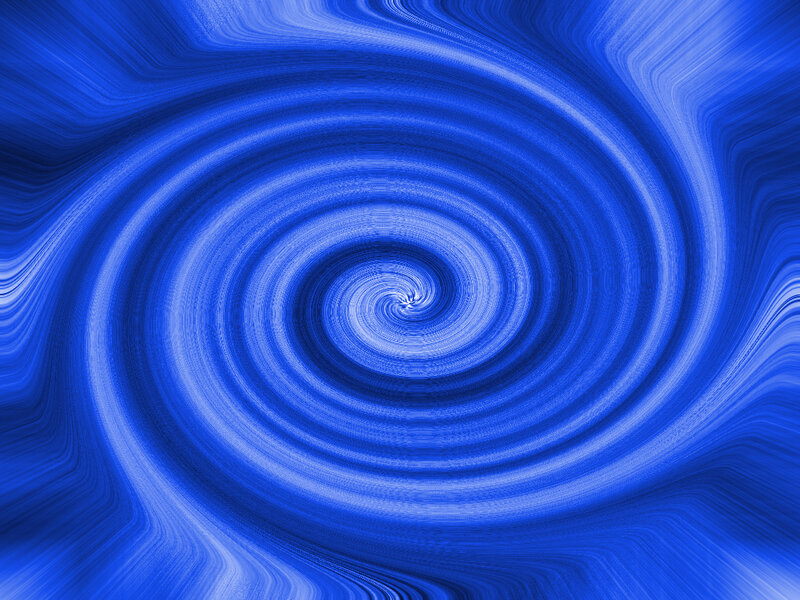 blue spiral abstract pattern