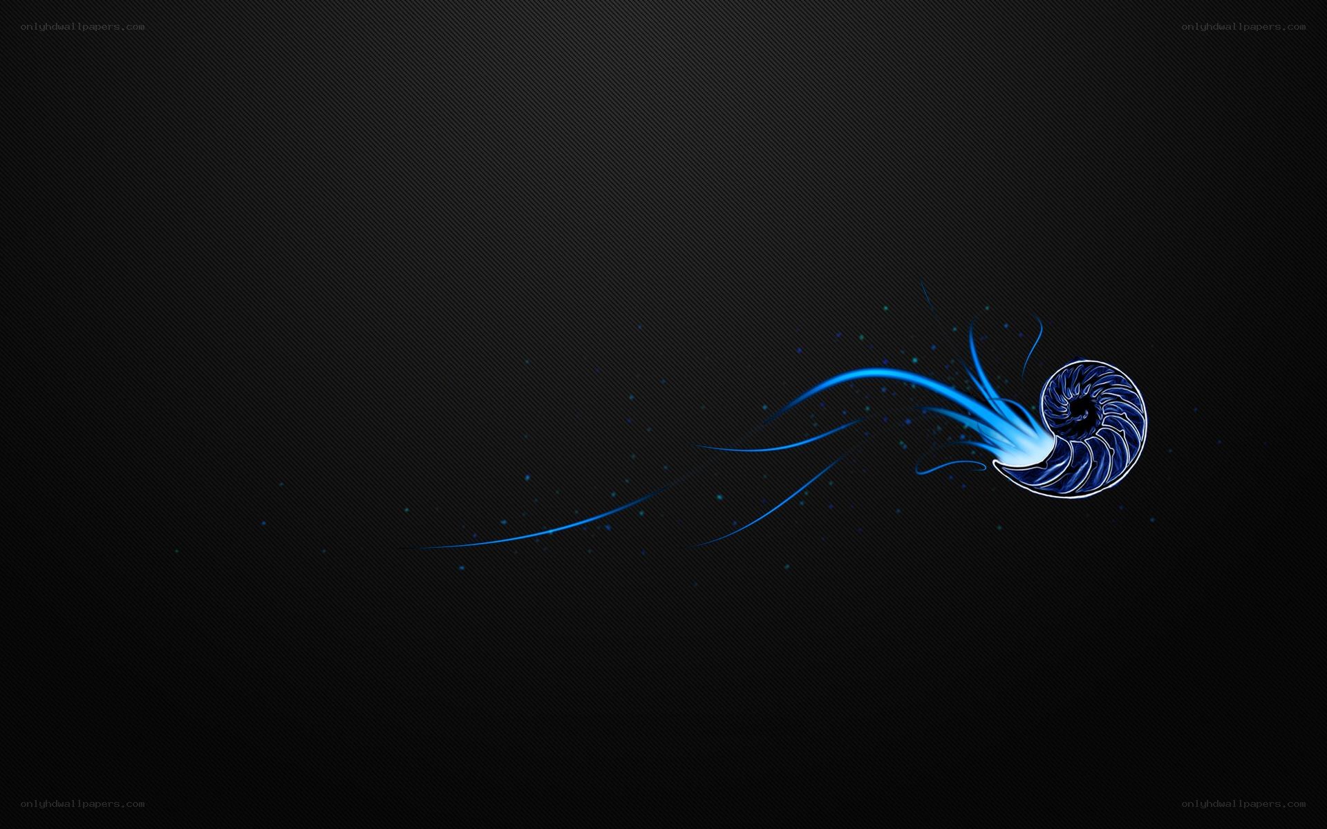 blue spiral energy design