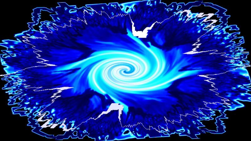 blue spiral energy vortex