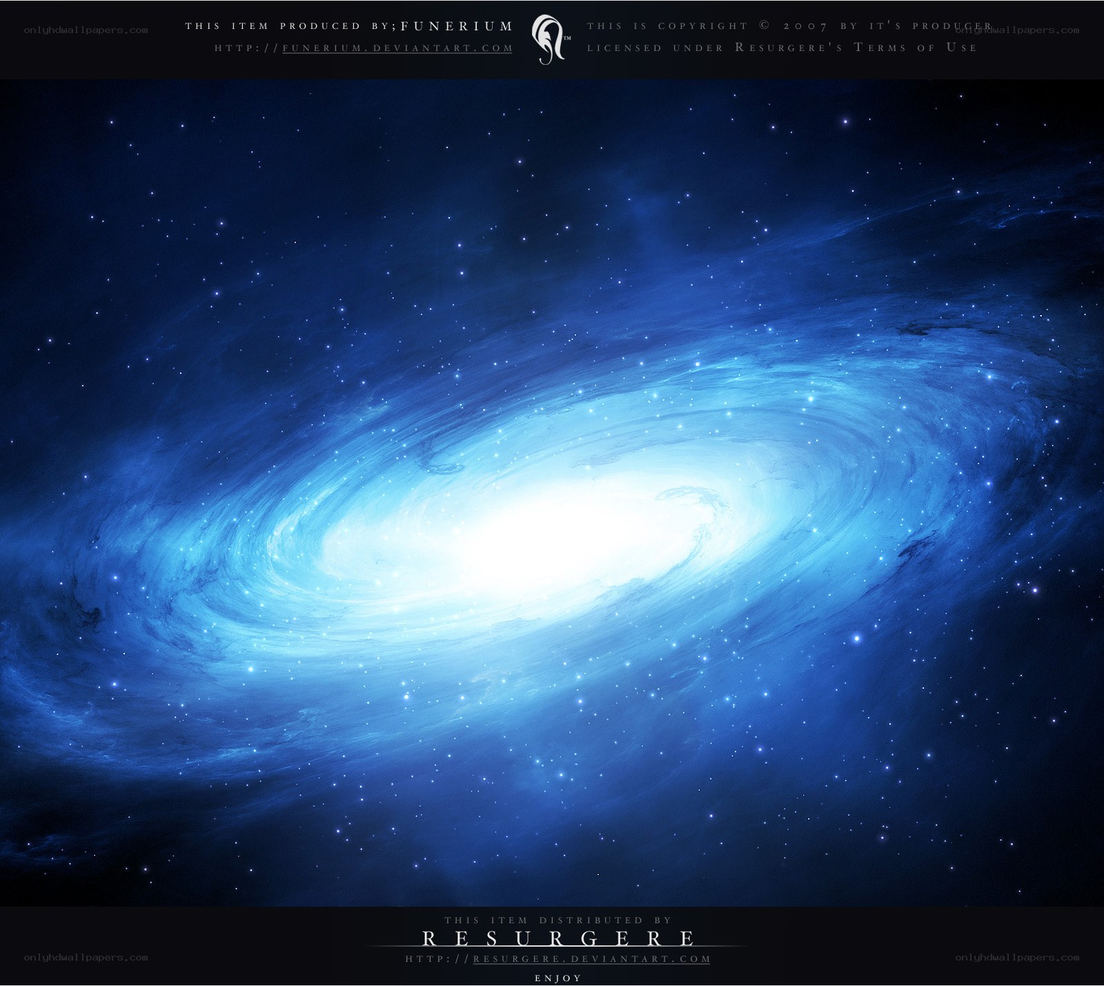 blue spiral galaxy