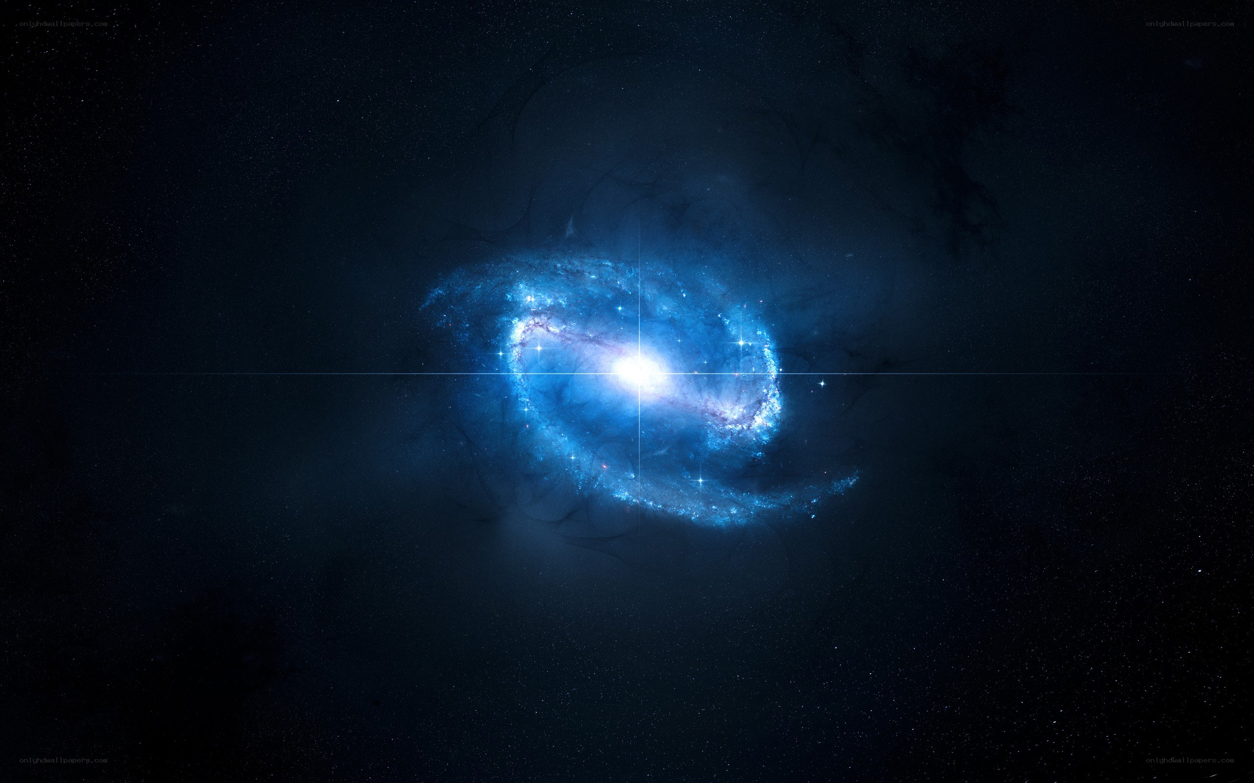 blue spiral galaxy
