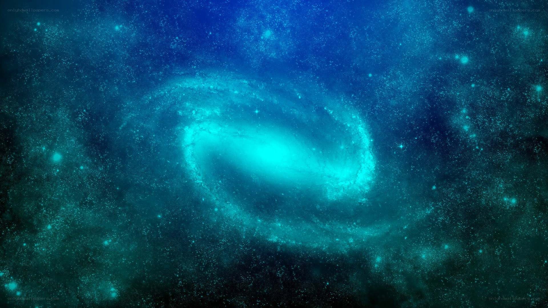 blue spiral galaxy