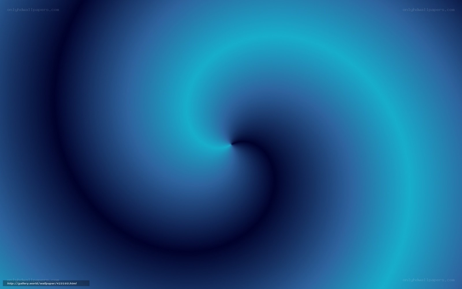Blue spiral gradient