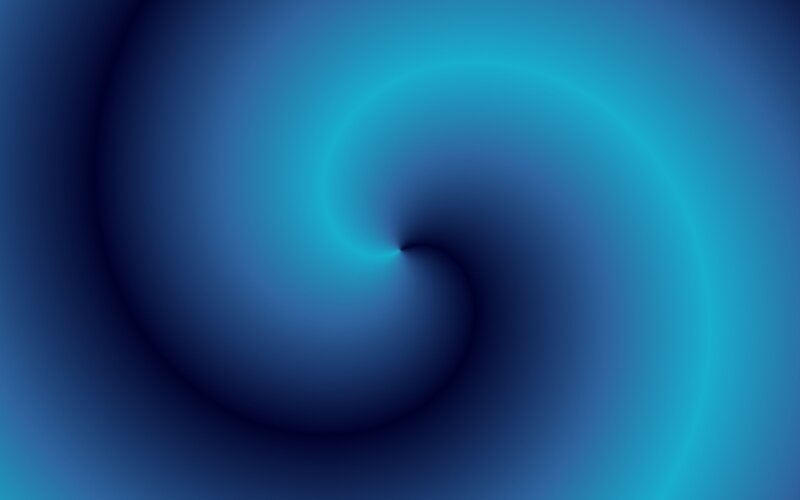 Blue spiral gradient