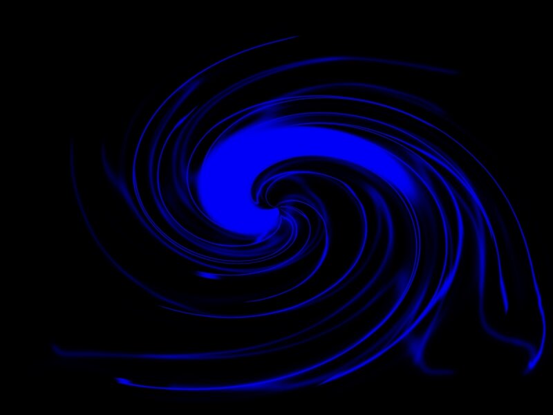 Blue Spiral Light Pattern — Dynamic