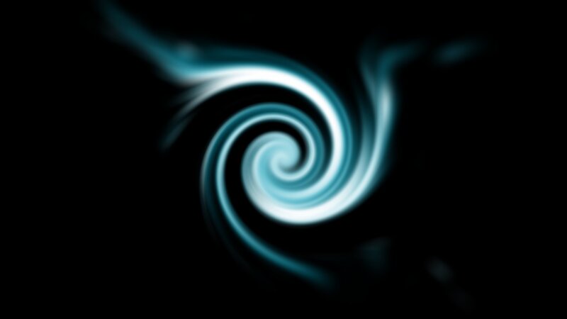 blue spiral motion