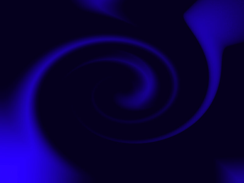 Blue Spiral Pattern — Calm, Abstract, Black