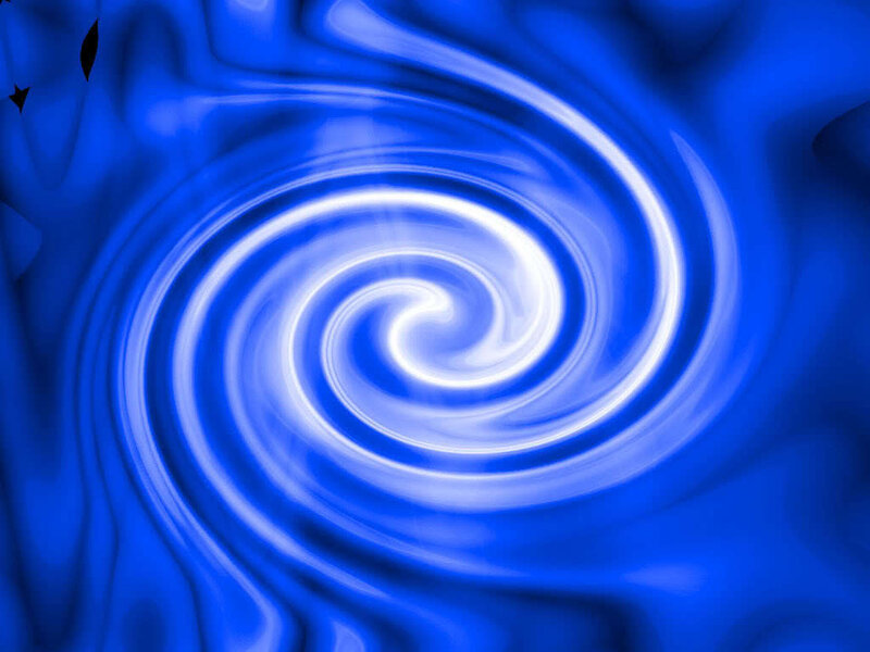 Blue Spiral Pattern — Dynamic, Abstract, Swirl